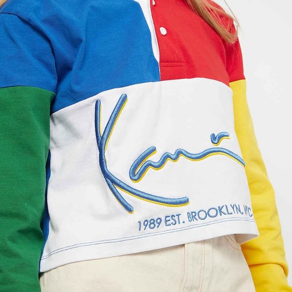 Karl Kani Rugby Shirt Women's Multicolor NEW - Picture 5 of 6